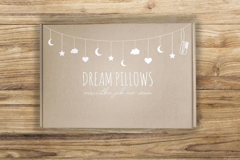 Dream Pillows girlanda pluszowa AKSON serca