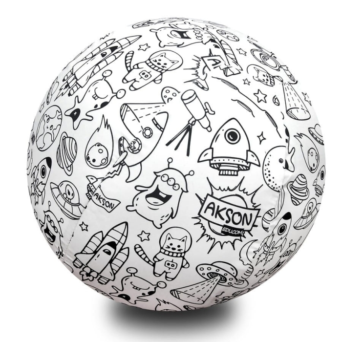 Piłka Balonowa do kolorowania KOSMOS 30 cm