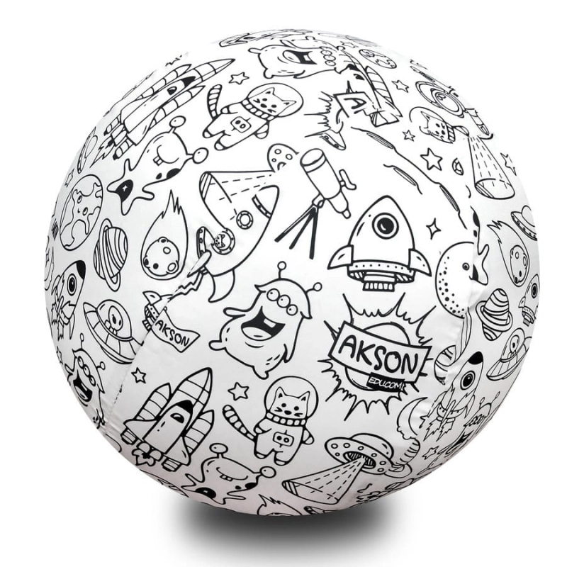Piłka Balonowa do kolorowania KOSMOS 30 cm