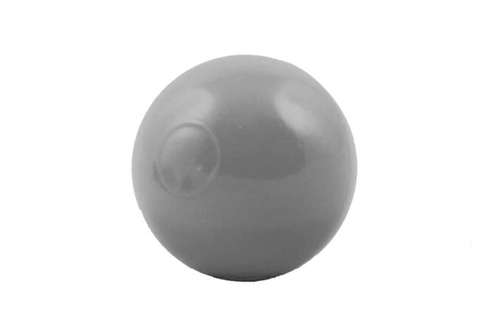 Piłka Rusałka 7 cm Akson szara