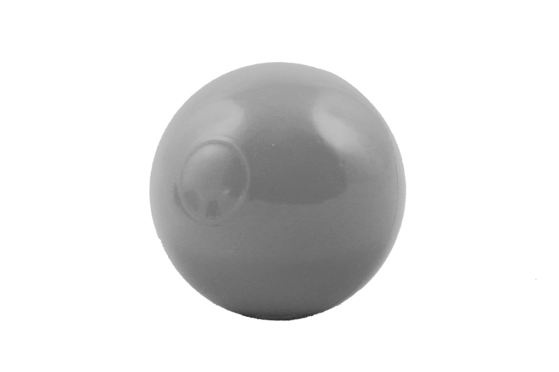 Piłka Rusałka 7 cm Akson szara