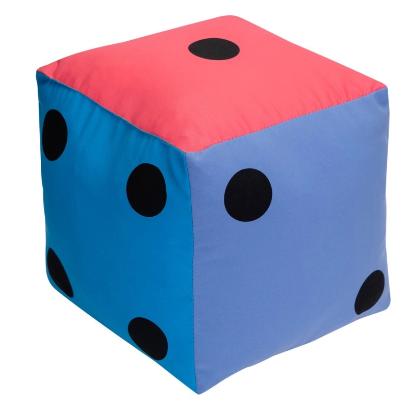Kostka edukacyjna Pastelowa 20 cm Kropki