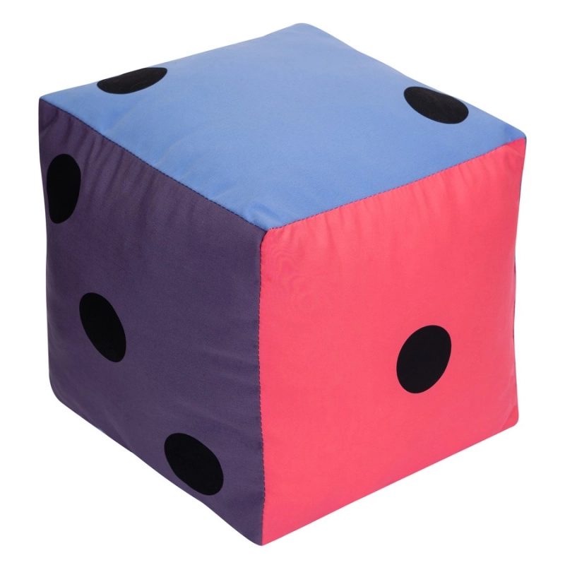Kostka edukacyjna Pastelowa 20 cm Kropki