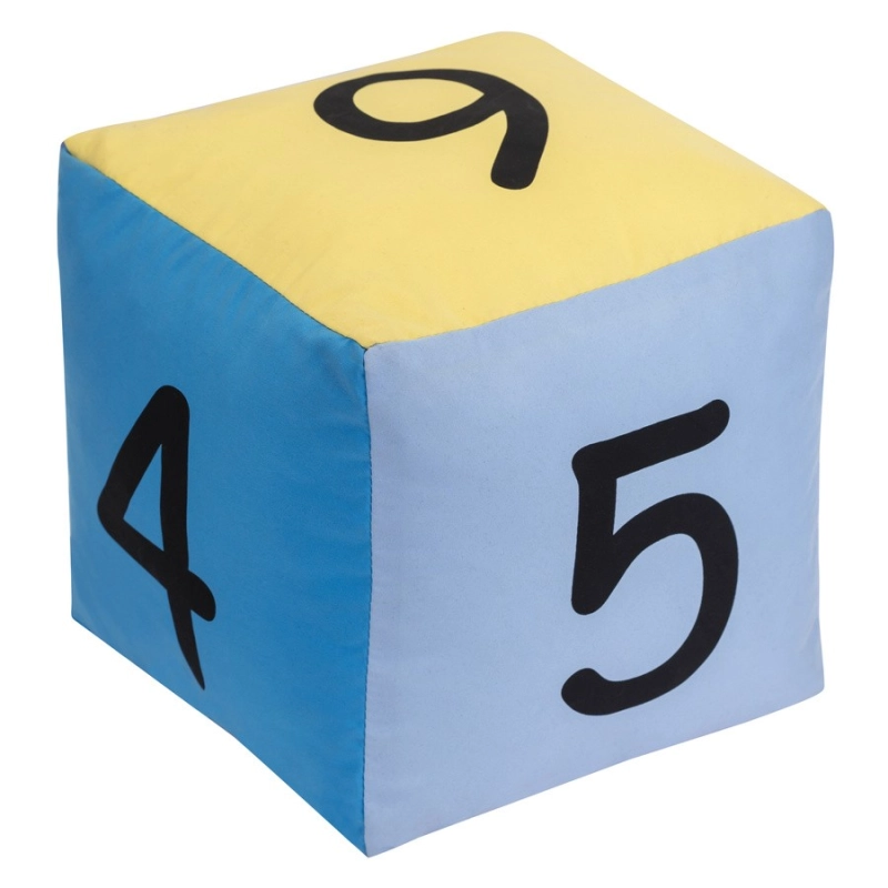 Kostka edukacyjna Pastelowa 15 cm - Cyfry