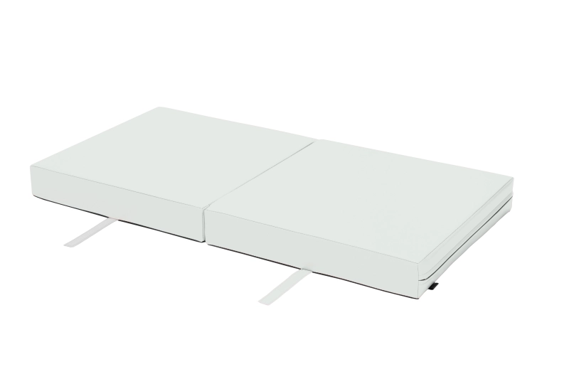 Materac gimnastyczny składany 120×60×10 cm – kolor biały