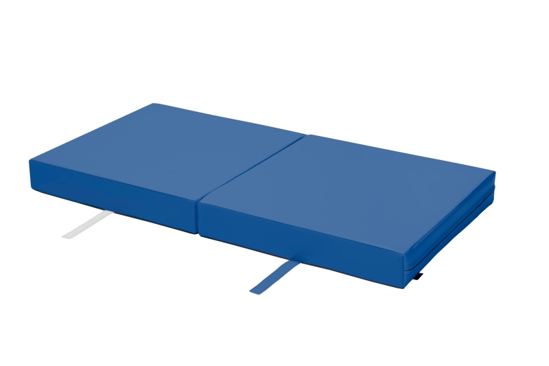 Materac gimnastyczny składany 120×60×10 cm – kolor ciemnoniebieski