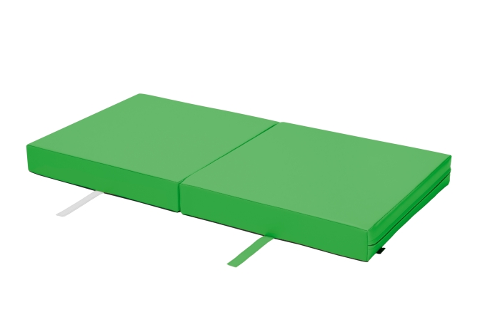 Materac gimnastyczny składany 120×60×10 cm – kolor zielony