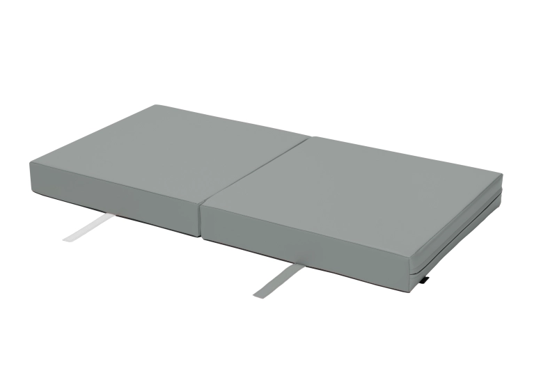 Materac gimnastyczny składany 120×60×10 cm – kolor szary