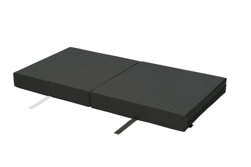 Materac gimnastyczny składany 120×60×10 cm – kolor czarny