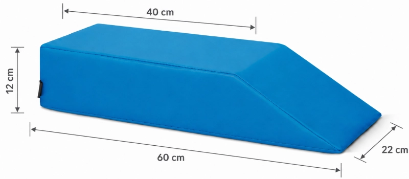 Klin rehabilitacyjny Wymiary 60/40 × 22 × 12 cm