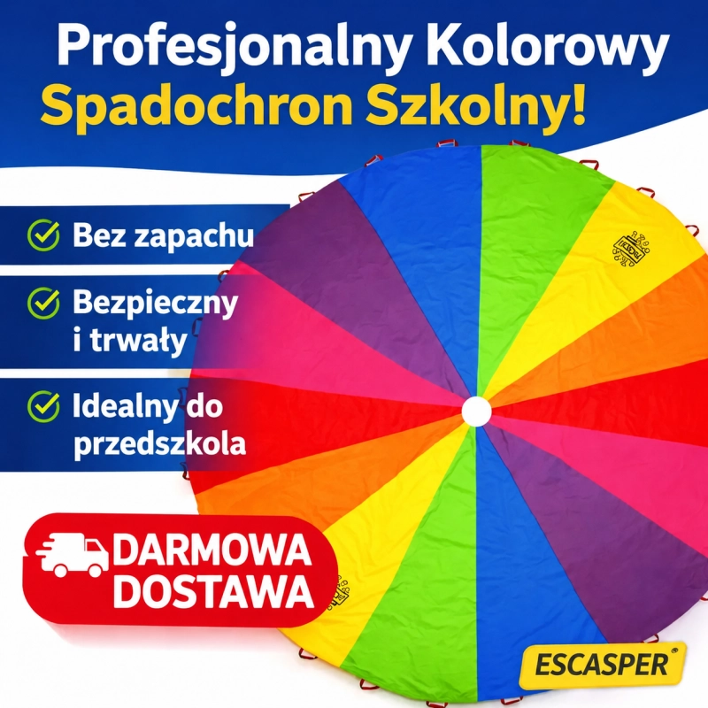 Duża chusta animacyjna Spadochron w promocji