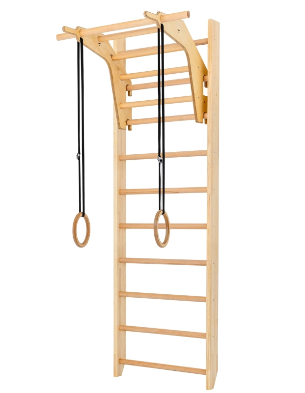 Drabinka gimnastyczna FLEX 240 cm z pierścieniami