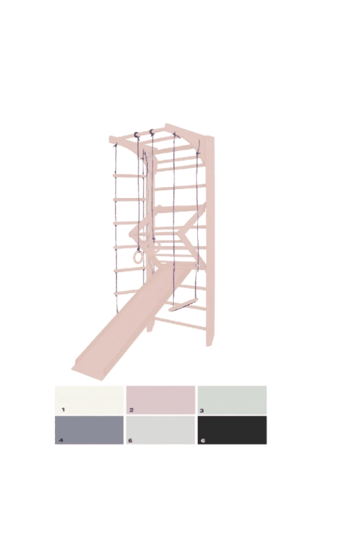 Kącik sportowy COMBI Plus Color 240 cm – dostępne warianty kolorystyczne konstrukcji