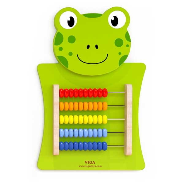 Drewniane Liczydło edukacyjne Żabka Viga Toys
