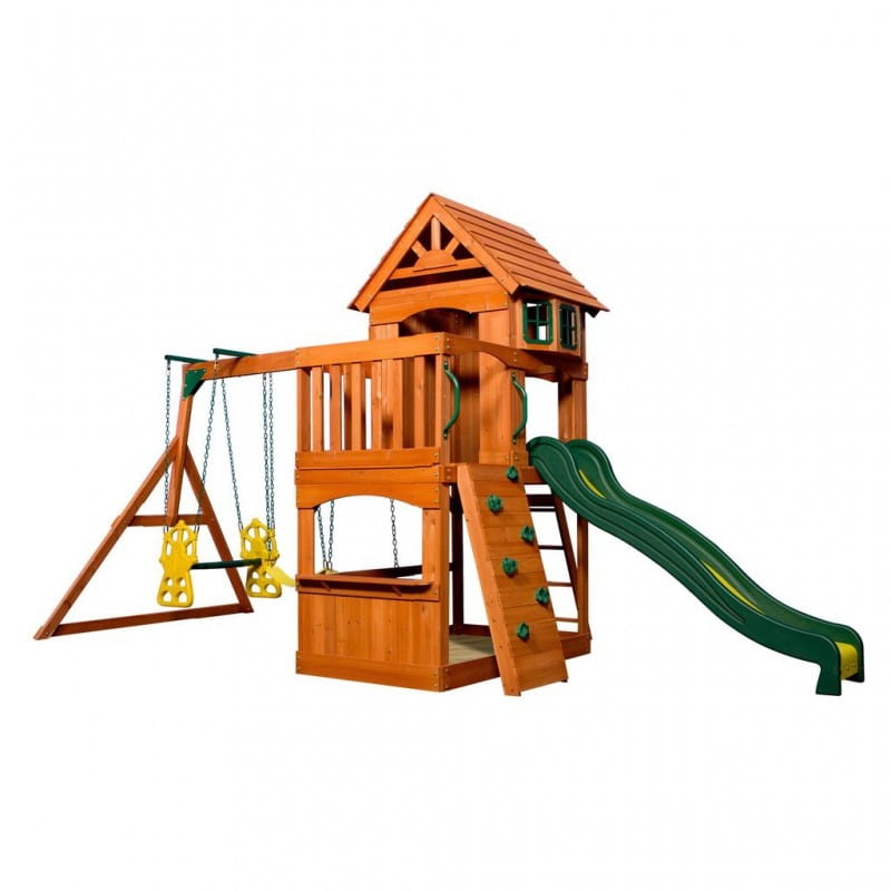 Ogromny Drewniany Plac Zabaw Atlantic Backyard Discovery Step2 + Stolik gratis!