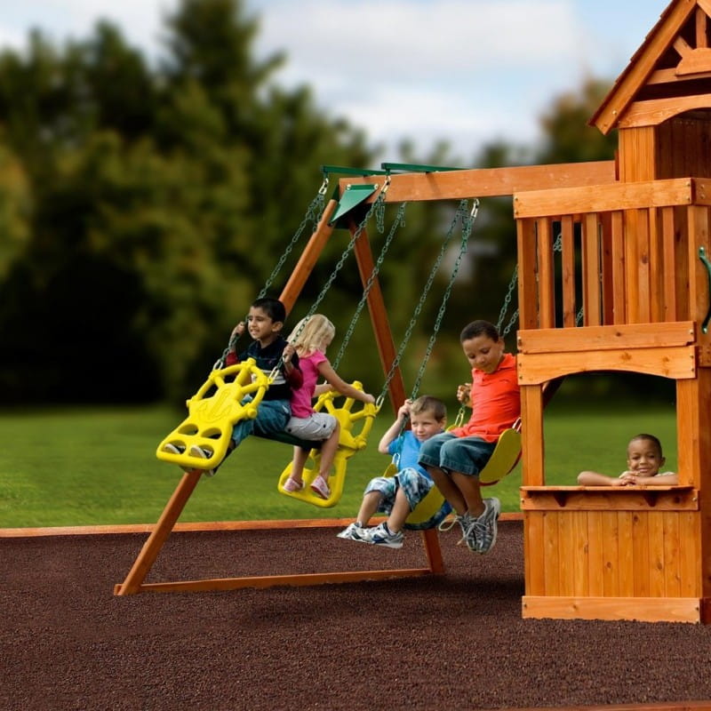 Ogromny Drewniany Plac Zabaw Atlantic Backyard Discovery Step2 + Stolik gratis!