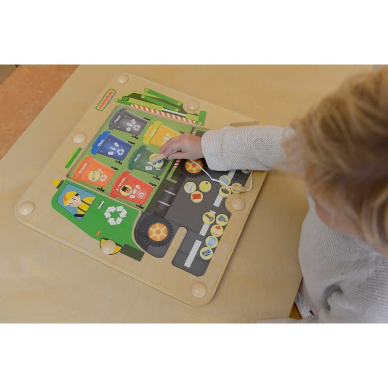 Sortowanie Śmieci Segregowanie Odpadów Edukacyjna Tabliczka Dla Dzieci Masterkidz