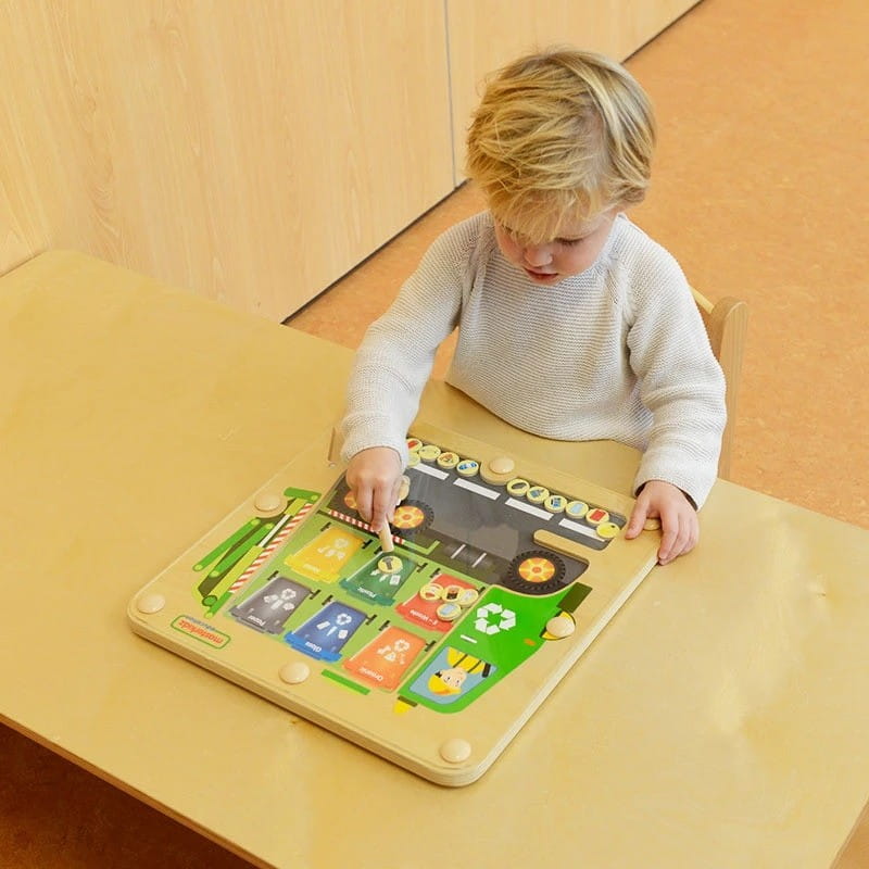 Sortowanie Śmieci Segregowanie Odpadów Edukacyjna Tabliczka Dla Dzieci Masterkidz