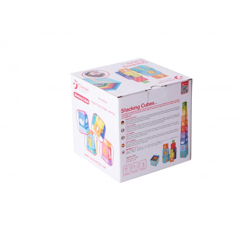 CLASSIC WORLD Magic Box Klocki Układanka Wieża Pudełko Zabawka Edukacyjna