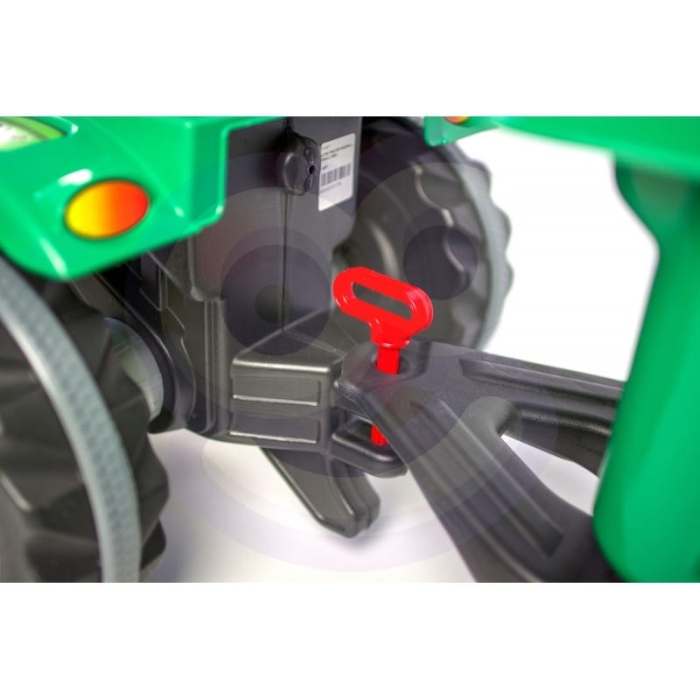 WOOPIE Traktor na Pedały Farmer GoTrac MAXI z Przyczepą Ciche Koła