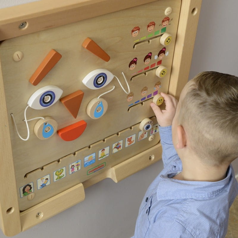 MASTERKIDZ Tablica Edukacyjna Jak Się Czujesz?  Nauka Emocji