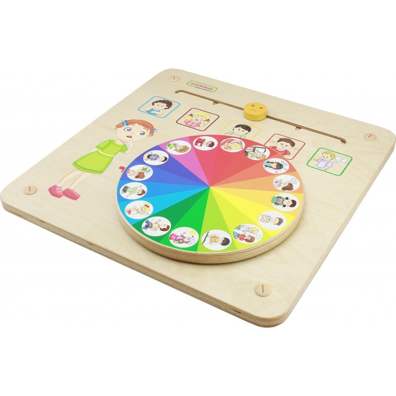 MASTERKIDZ Tablica Edukacyjna Nauka Emocji Zarządzanie Emocjami